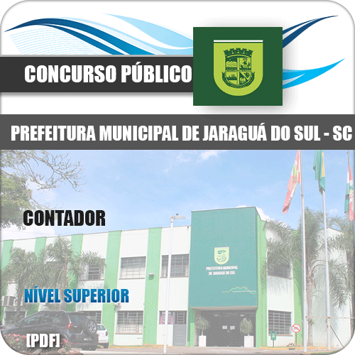 Apostila Prefeitura Jaraguá do Sul SC 2020 Contador