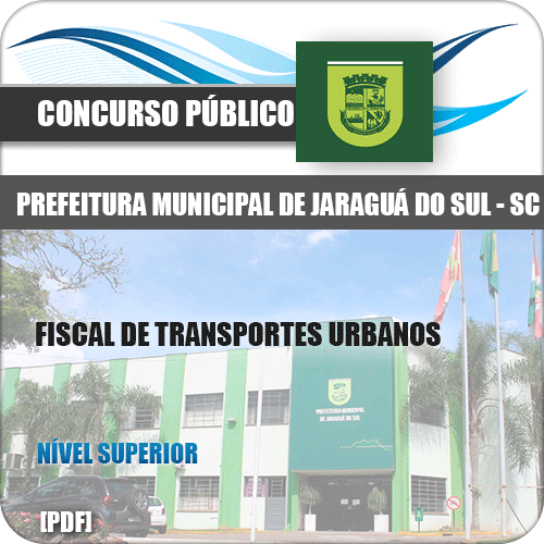 Apostila Jaraguá do Sul SC 2020 Fiscal Transportes Urbanos