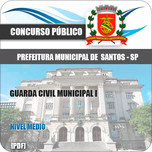 Apostila Concurso Pref Santos SP 2020 Guarda Civil Municipal I