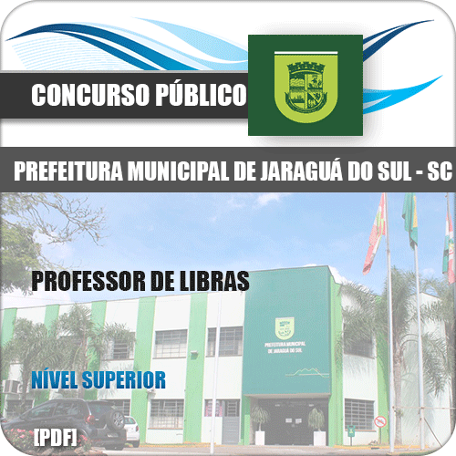 Apostila Pref Jaraguá do Sul SC 2020 Professor de Libras
