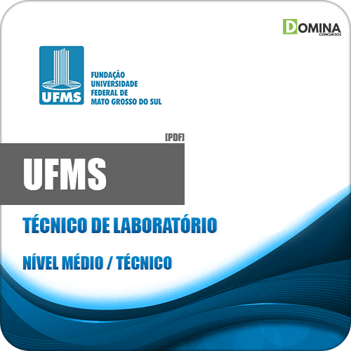 Capa UFMS 2020 Técnico de Laboratório