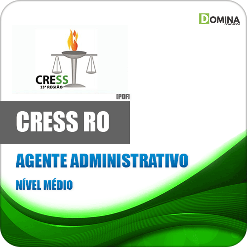 Apostila Concurso CRESS RO 2020 Agente Administrativo