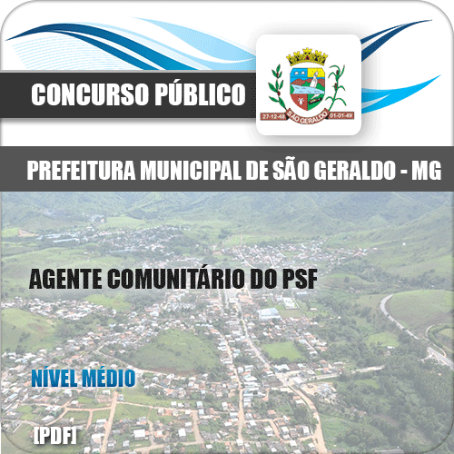 Apostila São Geraldo MG 2020 Agente Comunitário do PSF