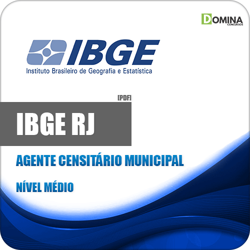 Apostila Concurso IBGE RJ 2020 Agente Censitário Municipal ACM