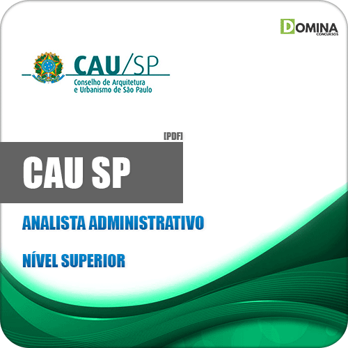Apostila Concurso CAU SP 2020 Analista Administrativo