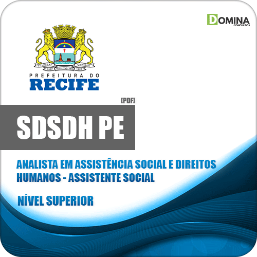 Apostila Concurso SDSDH Recife PE 2020 Assistente Social