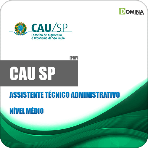 Apostila CAU SP 2020 Assistente Técnico Administrativo