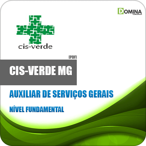 Apostila CIS Verde MG 2020 Auxiliar de Serviços Gerais