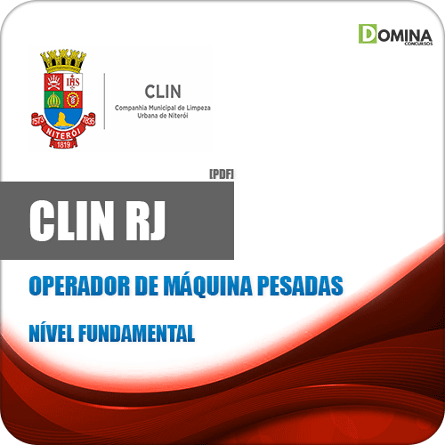 Apostila Clin Niterói RJ 2020 Operador de Máquinas Pesadas