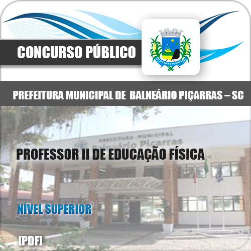 Apostila Balneário Piçarras SC 2020 Professor de Educação Física