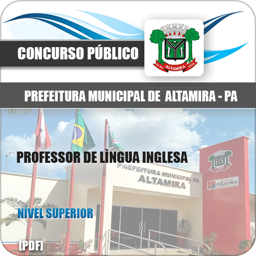 Apostila Pref Altamira PA 2020 Professor de Língua Inglesa