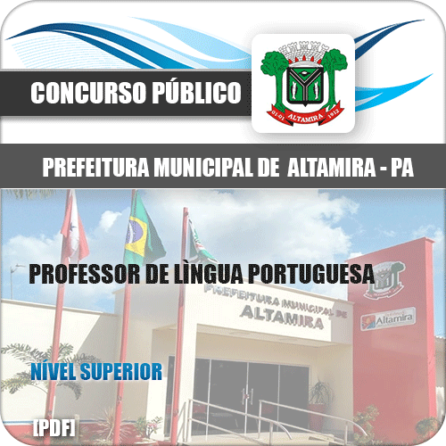Apostila Altamira PA 2020 Professor de Língua Portuguesa