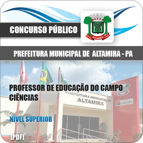 Apostila Pref Altamira PA 2020 Professor Campo Ciências