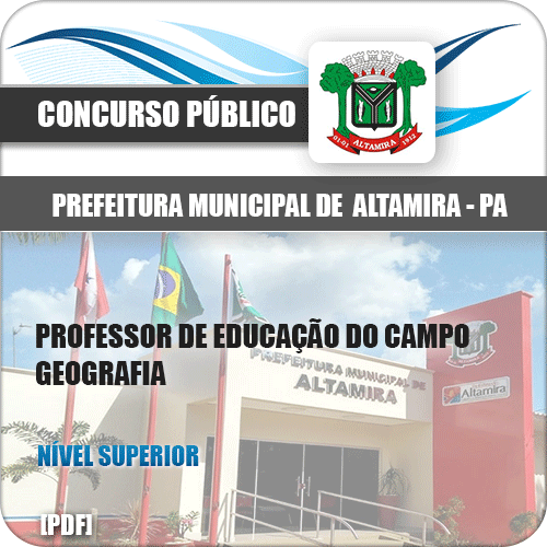 Apostila Pref Altamira PA 2020 Professor Campo Geografia