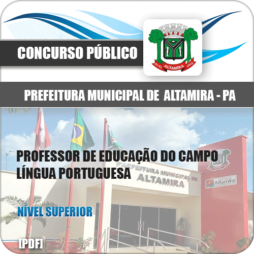 Apostila Altamira PA 2020 Professor Campo Língua Portuguesa