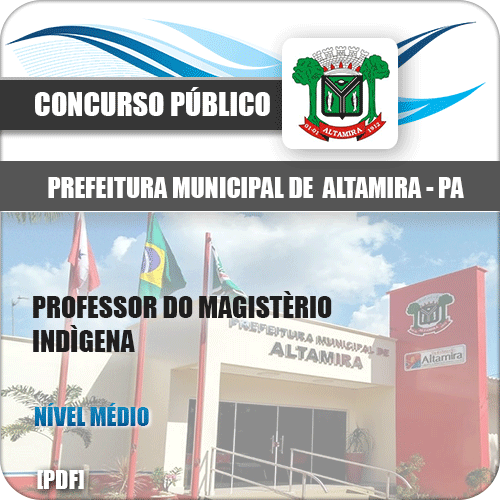 Apostila Altamira PA 2020 Professor Magistério Indígena