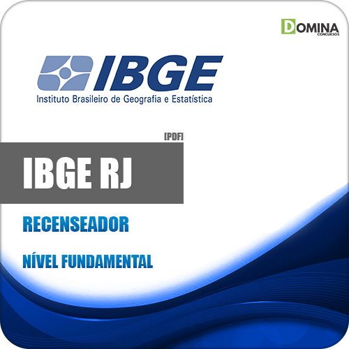 Capa Concurso IBGE RJ 2020 Recenseador