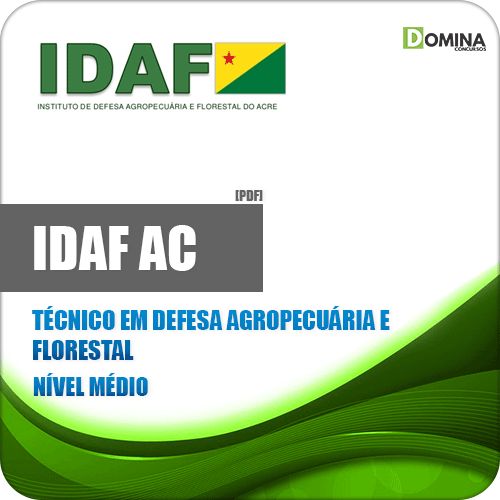 Capa Técnico Agropecuário IDAF