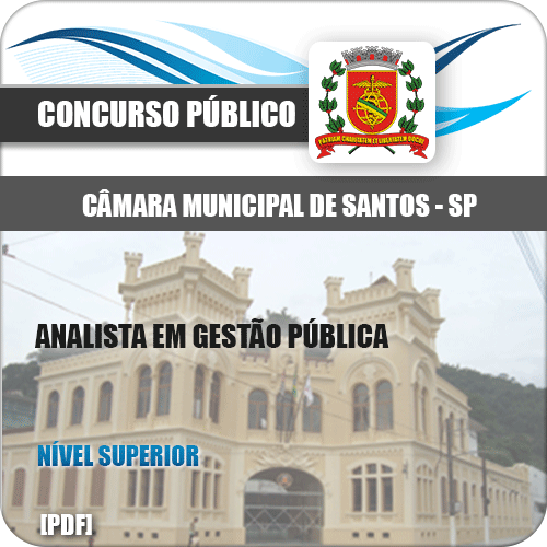 Apostila Câmara de Santos 2020 Analista em Gestão Pública