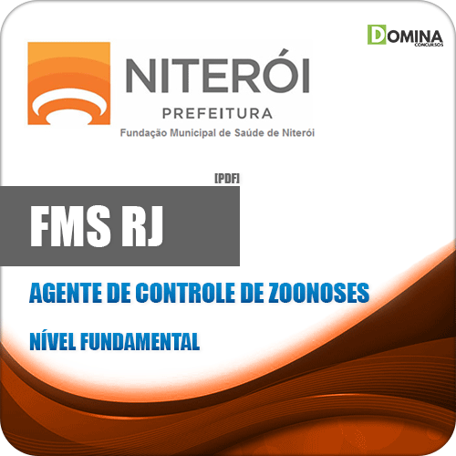 Apostila FMS Niterói RJ 2020 Agente Controle de Zoonoses