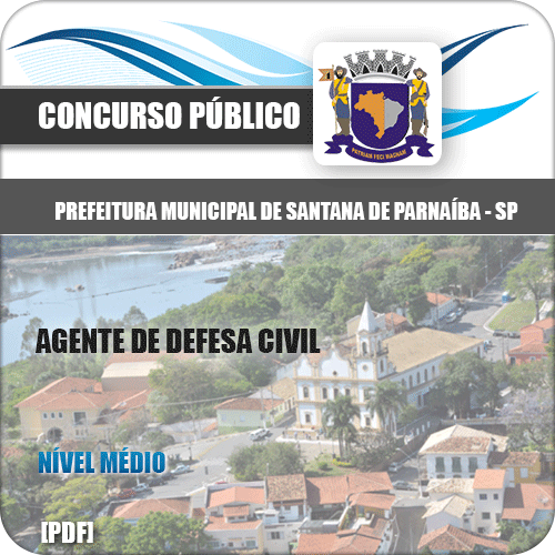 Apostila Santana de Parnaíba SP 2020 Agente de Defesa Civil