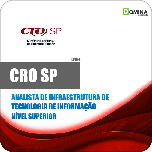 Capa CRO SP 2020 Analista Infra-Estrutura TI