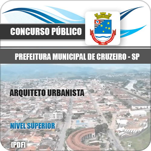 Apostila Prefeitura Cruzeiro SP 2020 Arquiteto e Urbanista