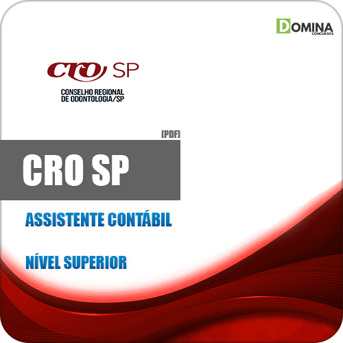 Capa CRO SP 2020 Assistente Contábil