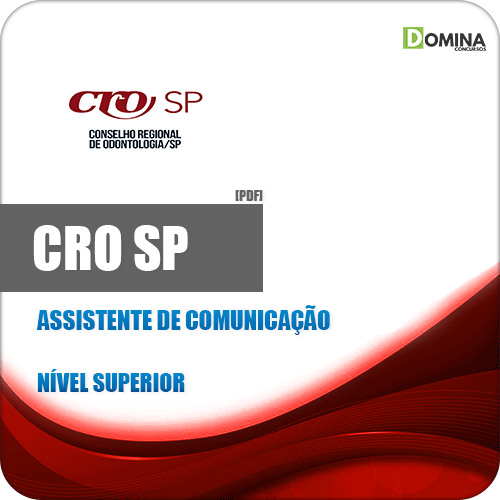 Capa CRO SP 2020 Assistente de Comunicação