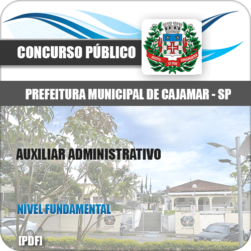 Apostila Pref Cajamar SP 2020 Auxiliar Administrativo