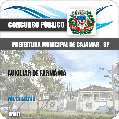 Apostila Prefeitura Cajamar SP 2020 Auxiliar de Farmácia
