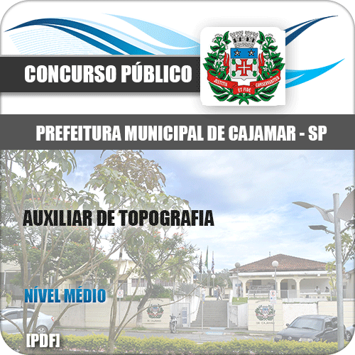 Apostila Pref Cajamar SP 2020 Auxiliar de Topografia