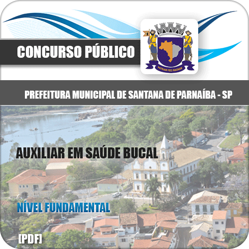 Apostila Santana de Parnaíba SP 2020 Auxiliar Saúde Bucal