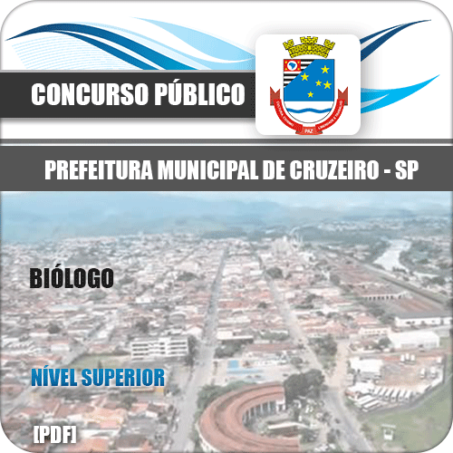 Apostila Concurso Prefeitura de Cruzeiro SP 2020 Biólogo