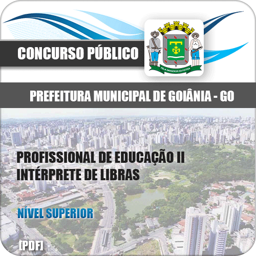Apostila Goiânia GO 2020 Profissional Intérprete de Libras