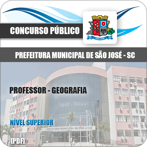 Apostila Concurso São José SC 2020 Professor Geografia