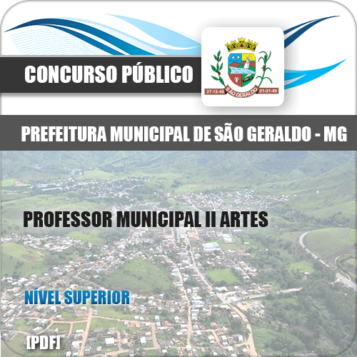 Apostila São Geraldo MG 2020 Professor Municipal II Artes