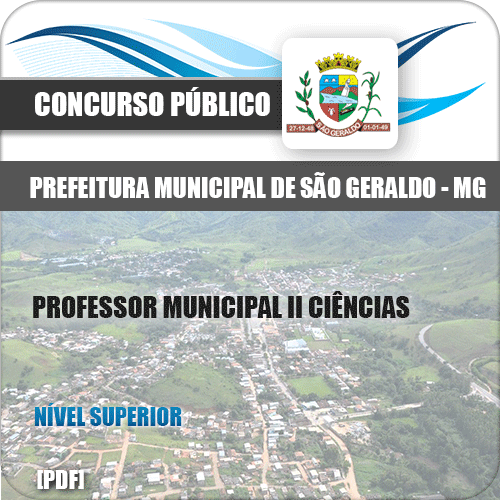 Apostila São Geraldo MG 2020 Professor Municipal II Ciências