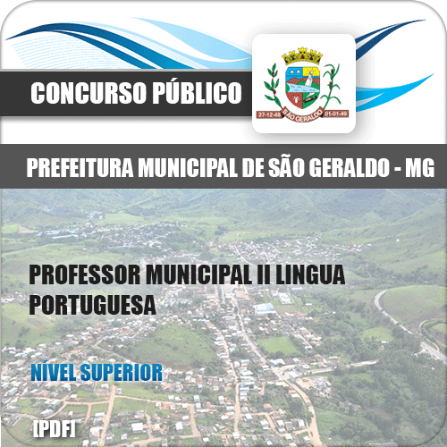 Apostila São Geraldo MG 2020 Professor II Língua Portuguesa