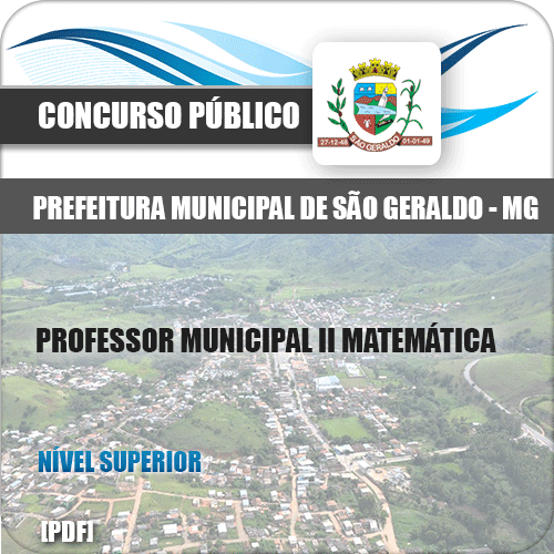 Apostila São Geraldo MG 2020 Professor II Matemática