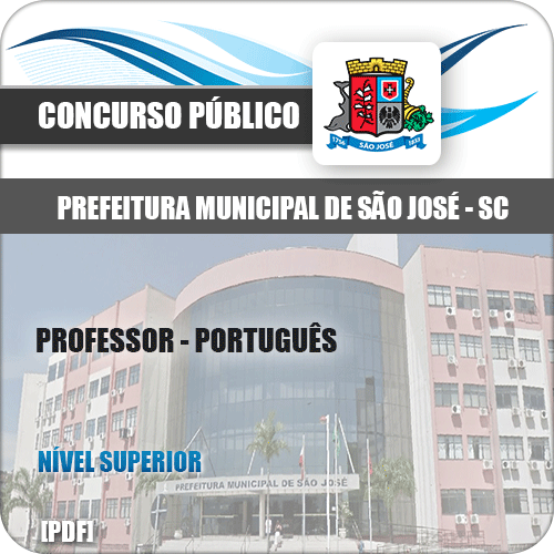 Apostila Prefeitura São José SC 2020 Professor Português
