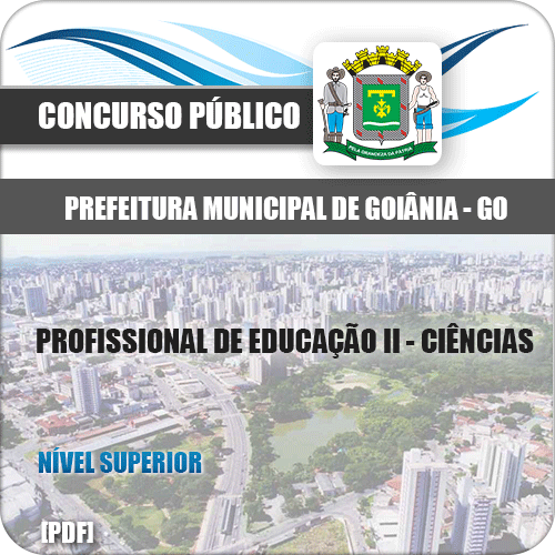 Apostila Goiânia GO 2020 Profissional Educação II Ciências
