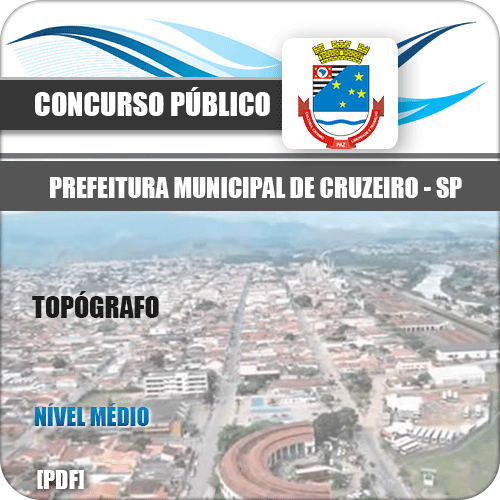 Apostila Concurso Prefeitura Cruzeiro SP 2020 Topógrafo