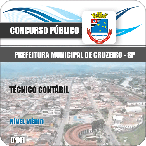 Apostila Prefeitura Cruzeiro SP 2020 Técnico Contábil