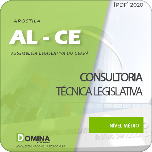Apostila AL-CE 2020 Analista Consultoria Técnica Legislativa