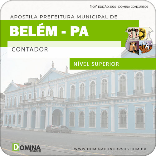 Download Apostila Concurso Pref Belém PA 2020 Contador AOCP