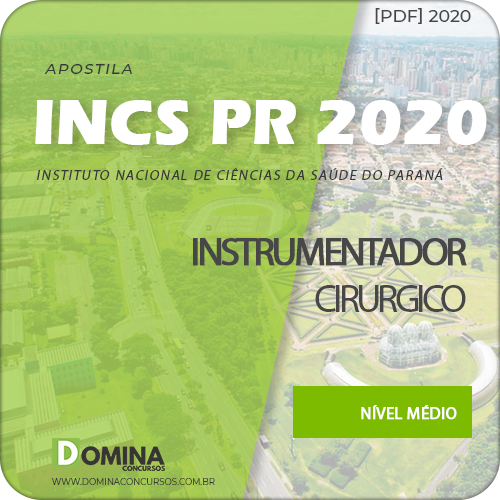 Apostila Concurso INCS PR 2020 Instrumentador Cirúrgico