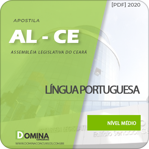 Apostila Concurso AL-CE 2020 Analista Língua Portuguesa