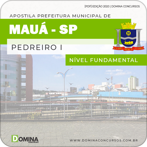 Apostila Concurso Prefeitura Mauá SP 2020 Pedreiro I