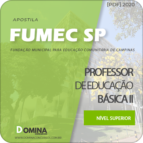 Apostila Fumec Campinas SP 2020 Professor Jovens e Adultos